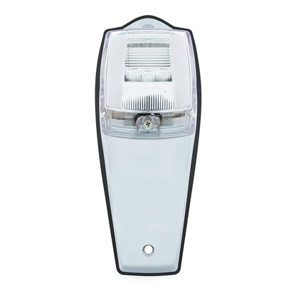 Chrome Plastic Grakon 5000 Style Cab Light with 24 LED Amber GloLight Square Cab Light