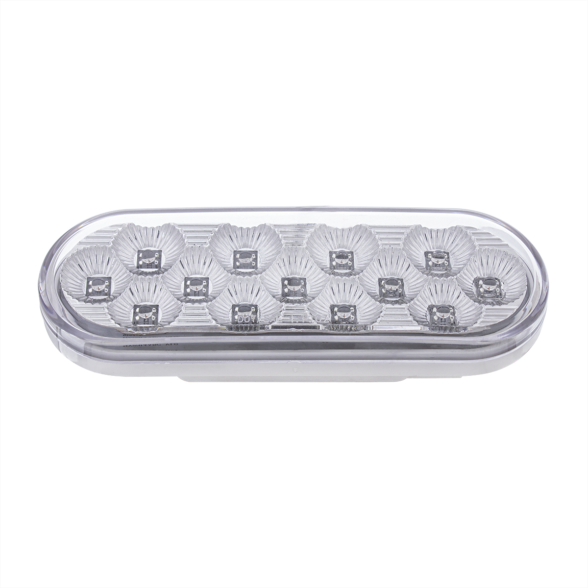 Double Fury Amber Strobe to Red Stop, Turn, Tail 13 LED 6" Oval Light