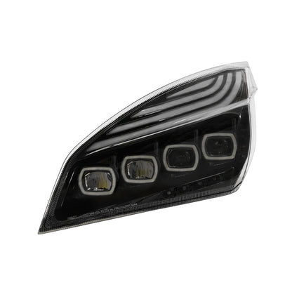 Freightliner Cascadia 2018-2024 Quad-LED Headlight with 15 LED Sequential Turn and 144 LED Daytime Running Light