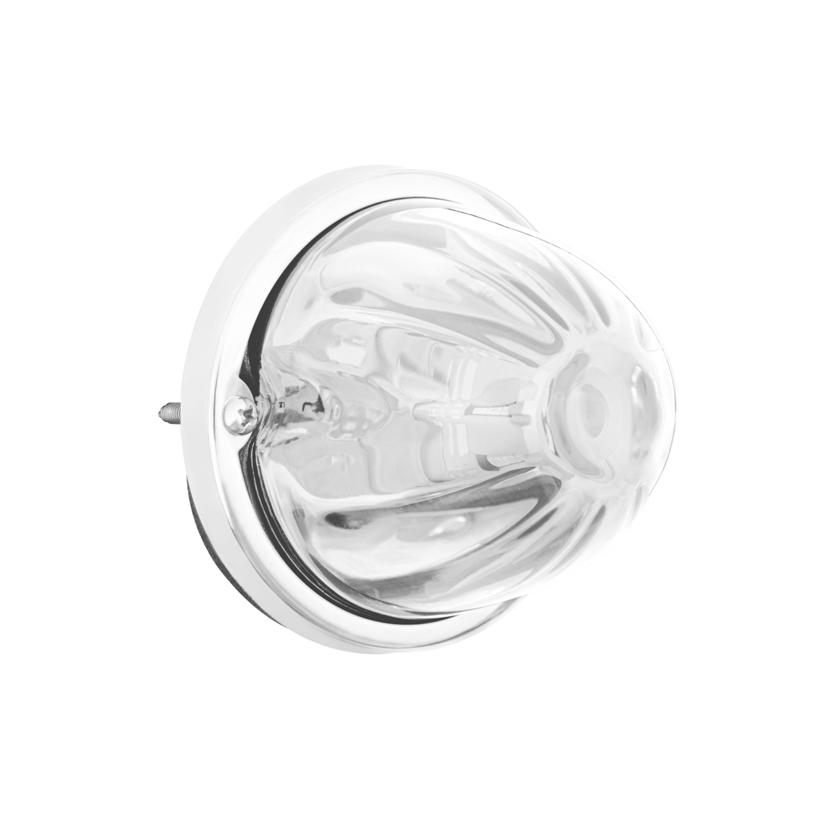 UltraBurst Glass Lens Red to White Double Fury 18 LED 360 Degree 1157 LED Bulb Watermelon Light Flush Mount