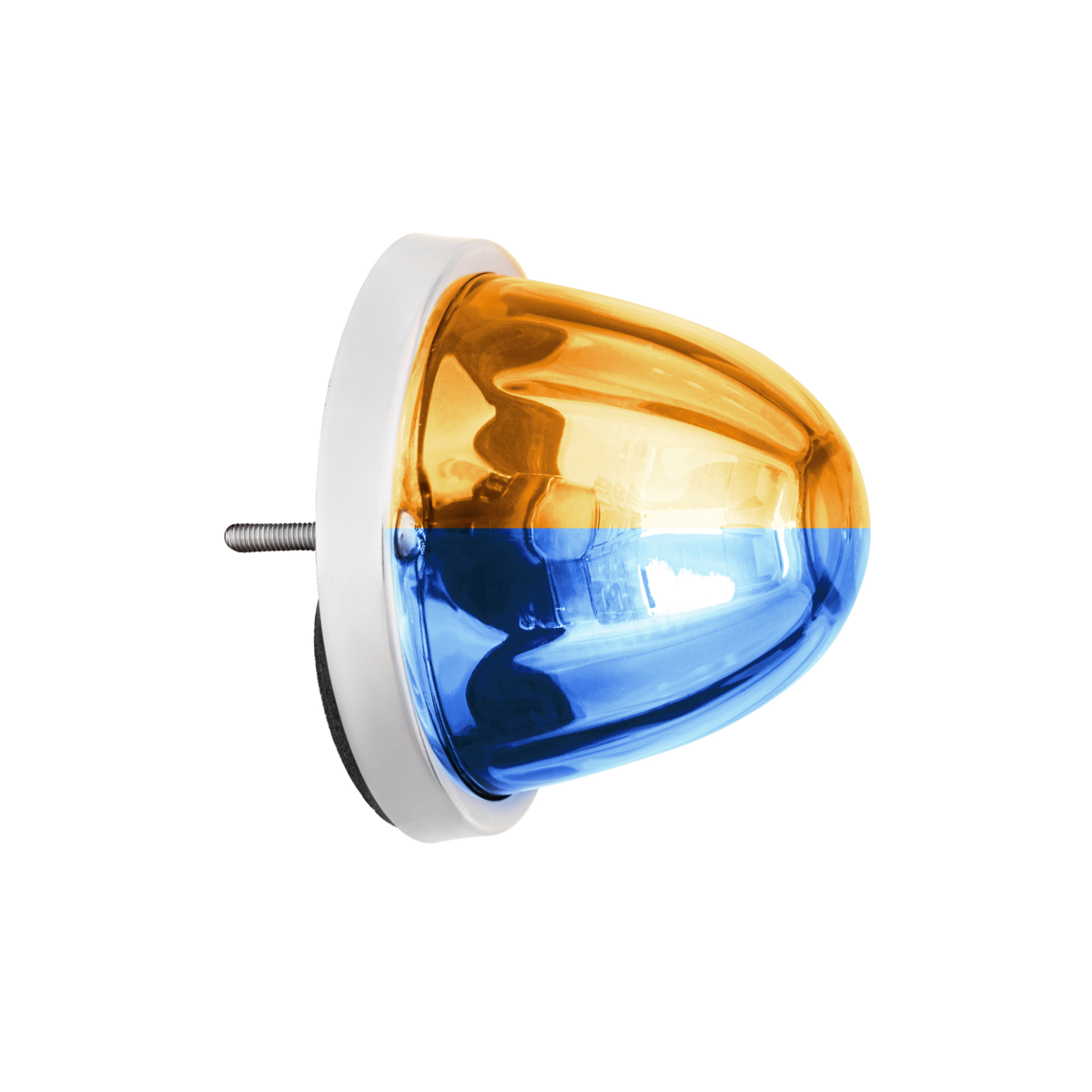 UltraBurst Glass Lens Amber to Blue Double Fury 18 LED 360 Degree 1157 LED Bulb Watermelon Light Flush Mount