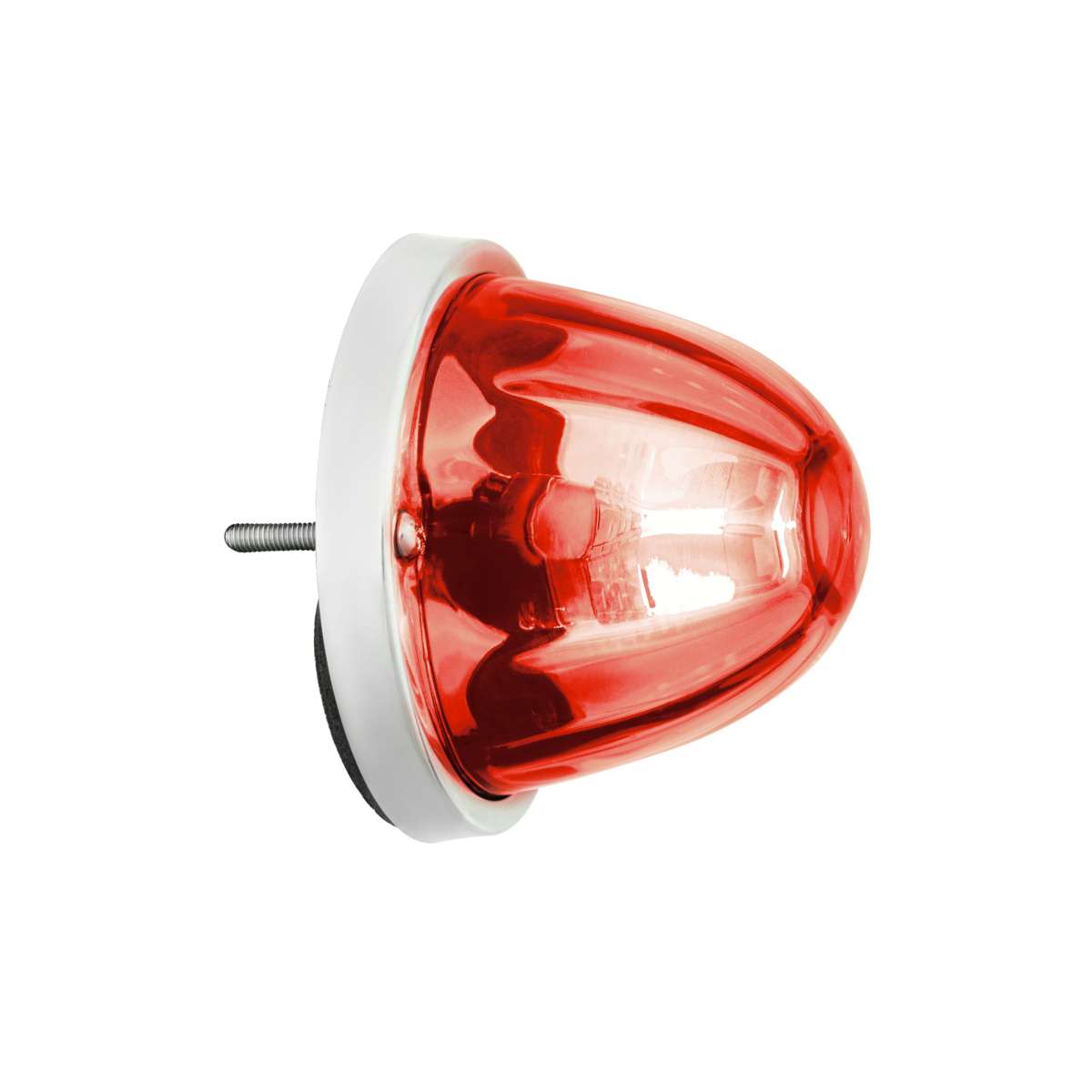 UltraBurst Glass Lens Amber to Red Double Fury 18 LED 360 Degree 1157 LED Bulb Watermelon Light Flush Mount