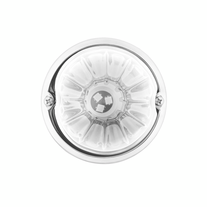 UltraBurst Glass Lens Red to White Double Fury 18 LED 360 Degree 1157 LED Bulb Watermelon Light Flush Mount