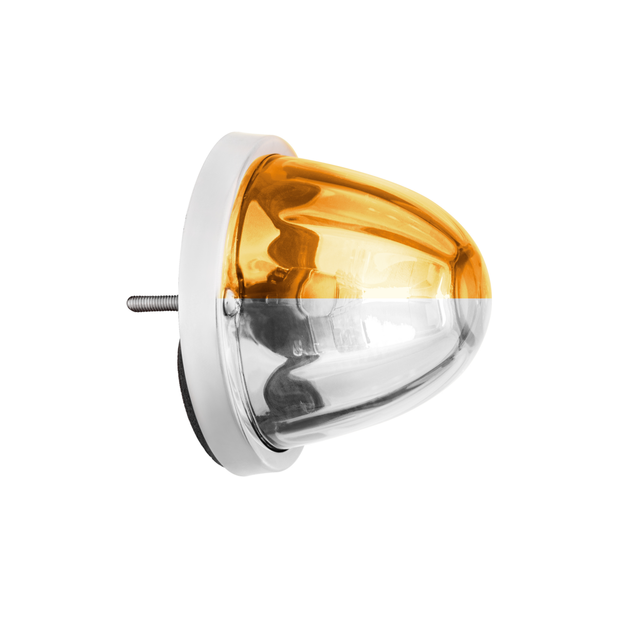 UltraBurst Glass Lens Amber to White Double Fury 18 LED 360 Degree 1157 LED Bulb Watermelon Light Flush Mount