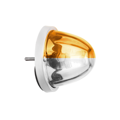 UltraBurst Glass Lens Amber to White Double Fury 18 LED 360 Degree 1157 LED Bulb Watermelon Light Flush Mount