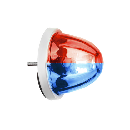 UltraBurst Glass Lens Red to Blue Double Fury 18 LED 360 Degree 1157 LED Bulb Watermelon Light Flush Mount