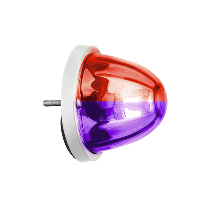 UltraBurst Glass Lens Red to Purple Double Fury 18 LED 360 Degree 1157 LED Bulb Watermelon Light Flush Mount
