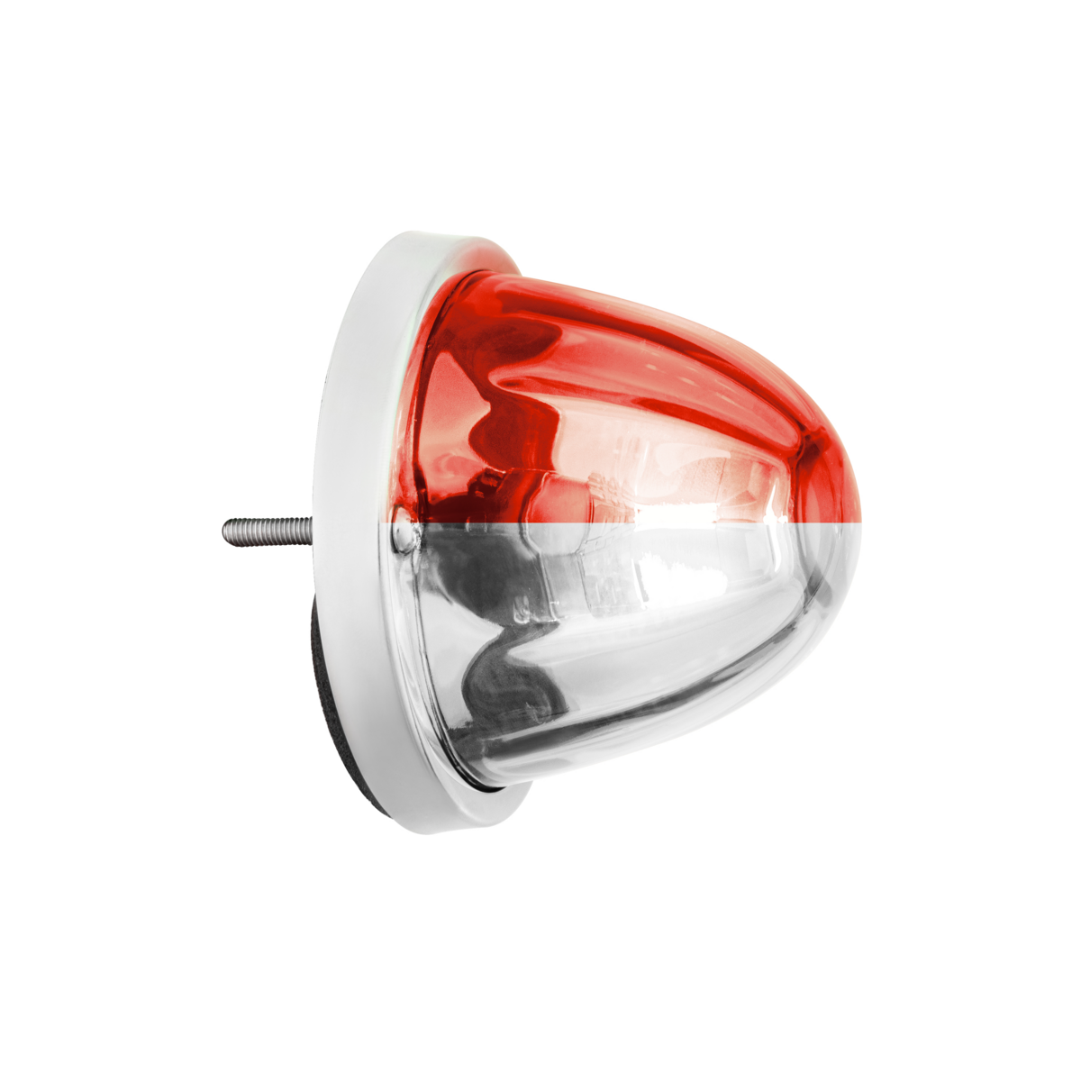 UltraBurst Glass Lens Red to White Double Fury 18 LED 360 Degree 1157 LED Bulb Watermelon Light Flush Mount