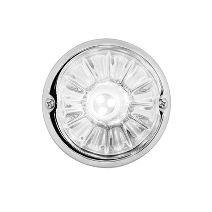 UltraBurst Glass Lens White Dual Function 18 LED 360 Degree 1157 LED Bulb Watermelon Light Flush Mount