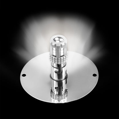 UltraBurst Glass Lens White Dual Function 18 LED 360 Degree 1157 LED Bulb Watermelon Light Flush Mount