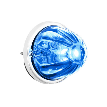UltraBurst Glass Lens Blue Dual Function 18 LED 360 Degree 1157 LED Bulb Watermelon Light Flush Mount
