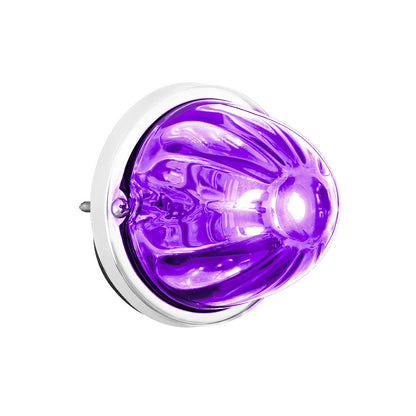 UltraBurst Glass Lens Purple Dual Function 18 LED 360 Degree 1157 LED Bulb Watermelon Light Flush Mount