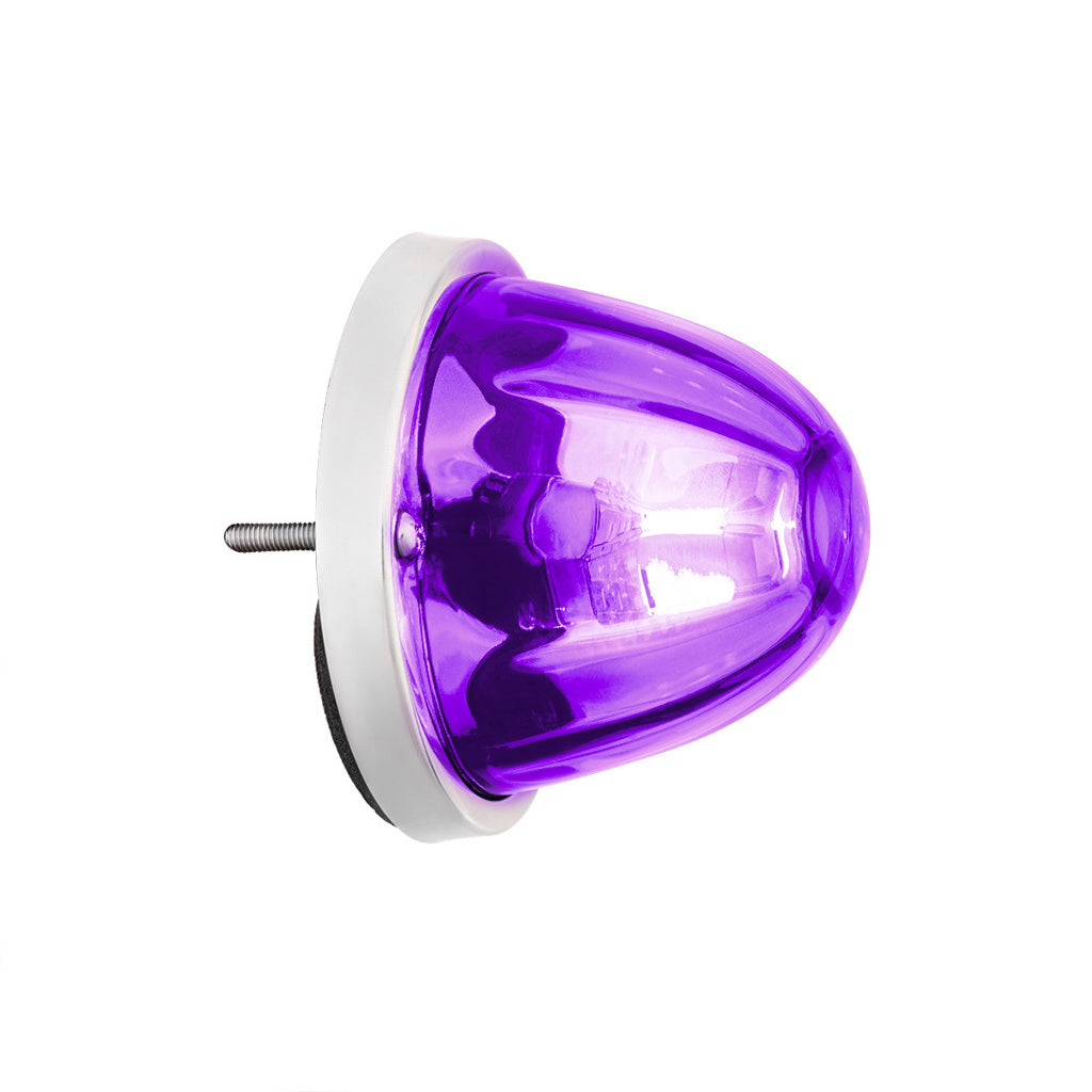 UltraBurst Glass Lens Purple Dual Function 18 LED 360 Degree 1157 LED Bulb Watermelon Light Flush Mount