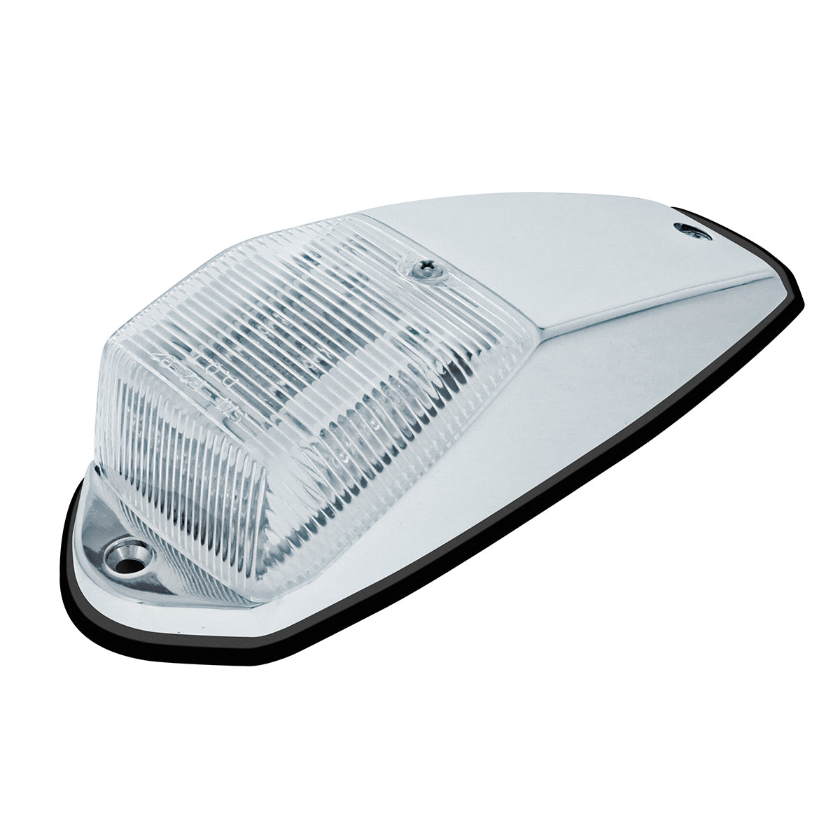 Chrome Plated Metal Pick-Up/SUV Cab Light with 15 LED Amber Square Cab Light