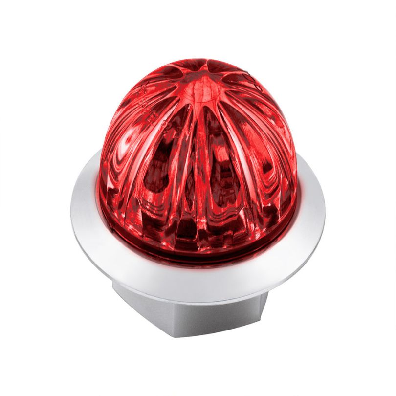 Double Fury White Auxiliary to Red Clearance and Marker LED 3/4" Watermelon Light