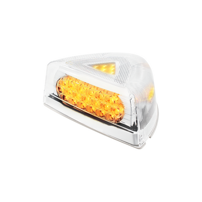 Peterbilt Headlight Housing Turn Signal Light with Chrome Base