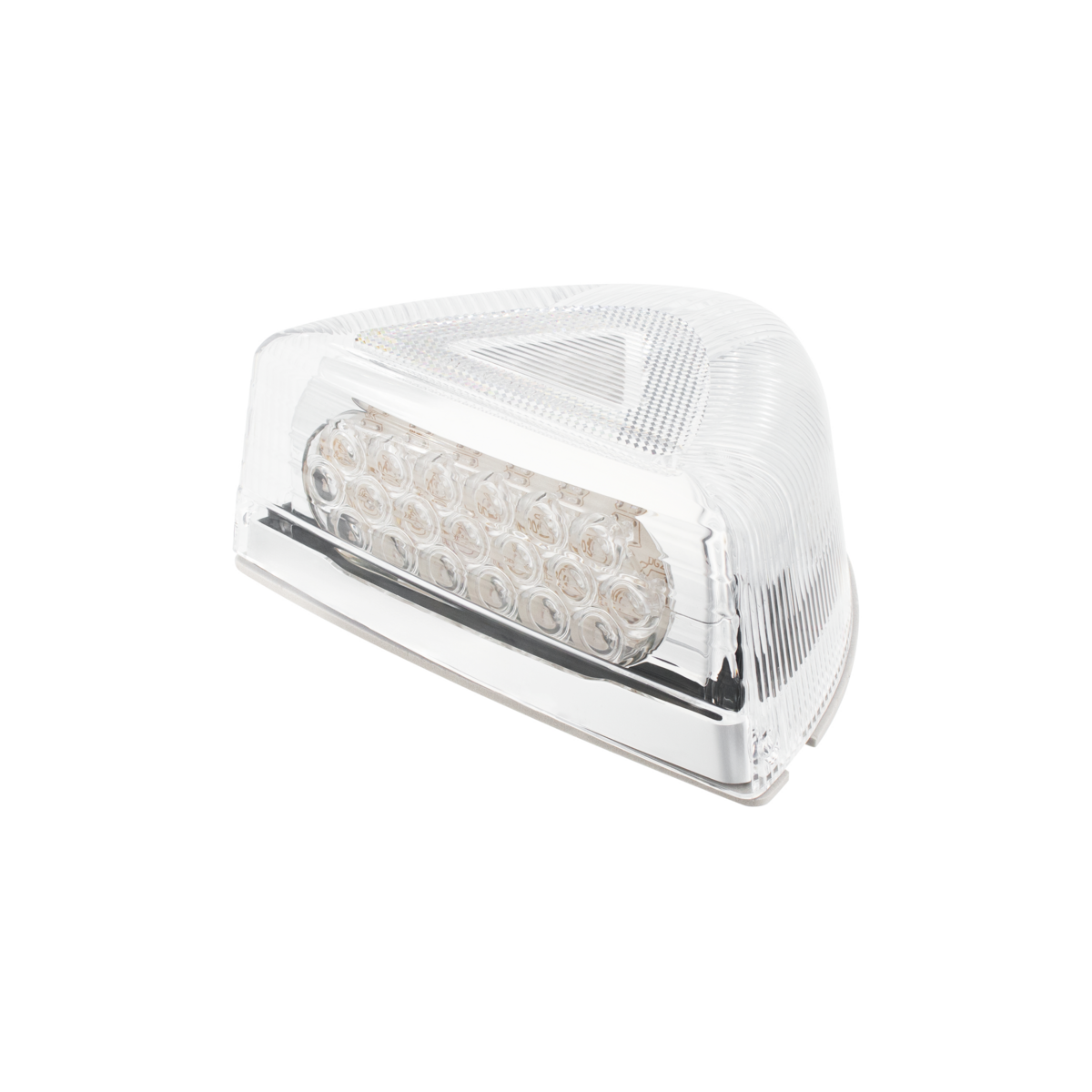 Peterbilt Headlight Housing Turn Signal Light with Chrome Base