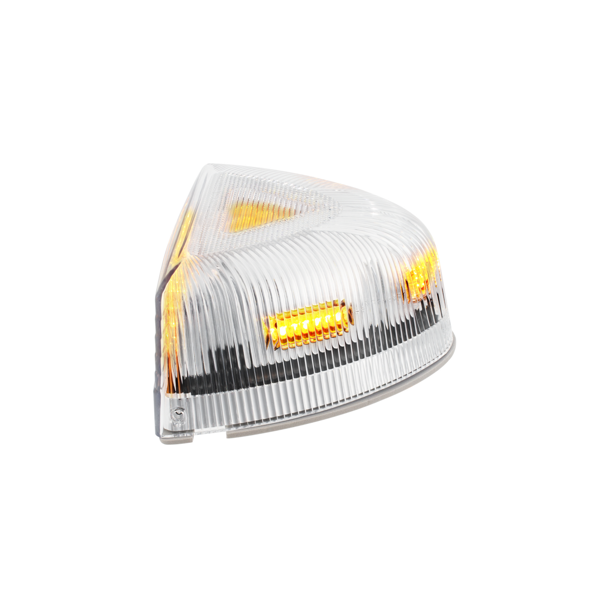 Peterbilt Headlight Housing Turn Signal Light with Chrome Base