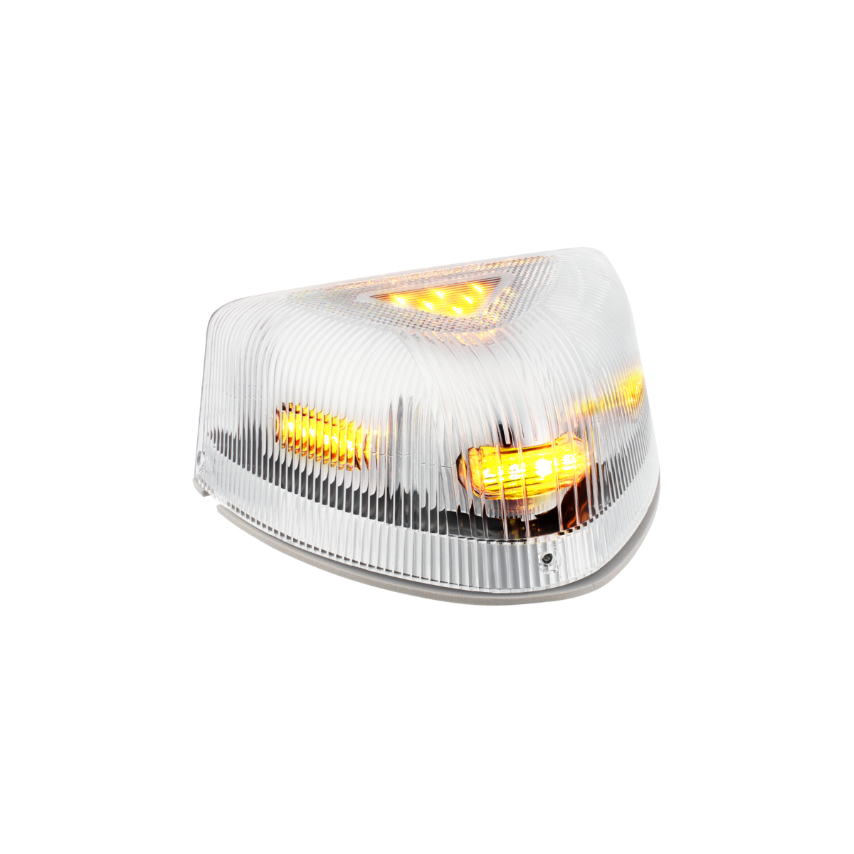 Peterbilt Headlight Housing Turn Signal Light with Chrome Base