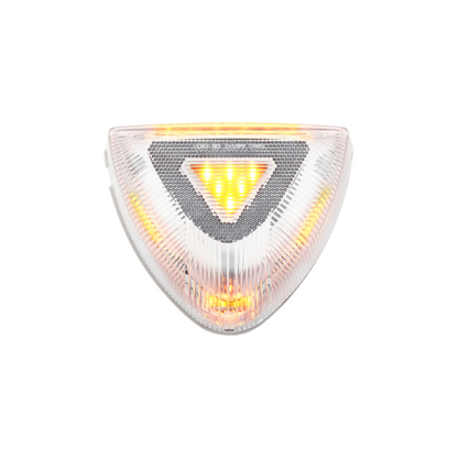 Peterbilt Headlight Housing Turn Signal Light with Chrome Base
