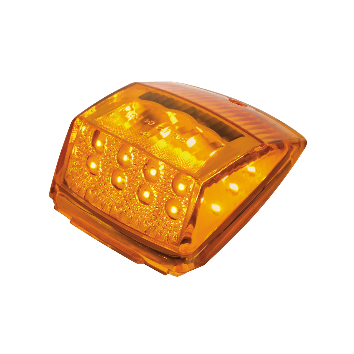 17 LED Amber Reflector Square Cab Light for Grakon 5000 Style Housing