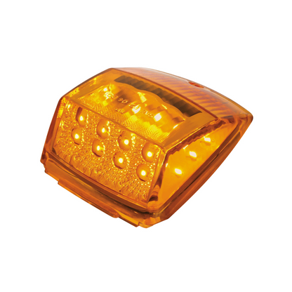 17 LED Amber Reflector Square Cab Light for Grakon 5000 Style Housing