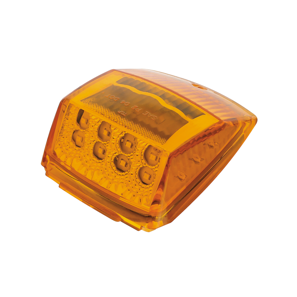 17 LED Amber Reflector Square Cab Light for Grakon 5000 Style Housing