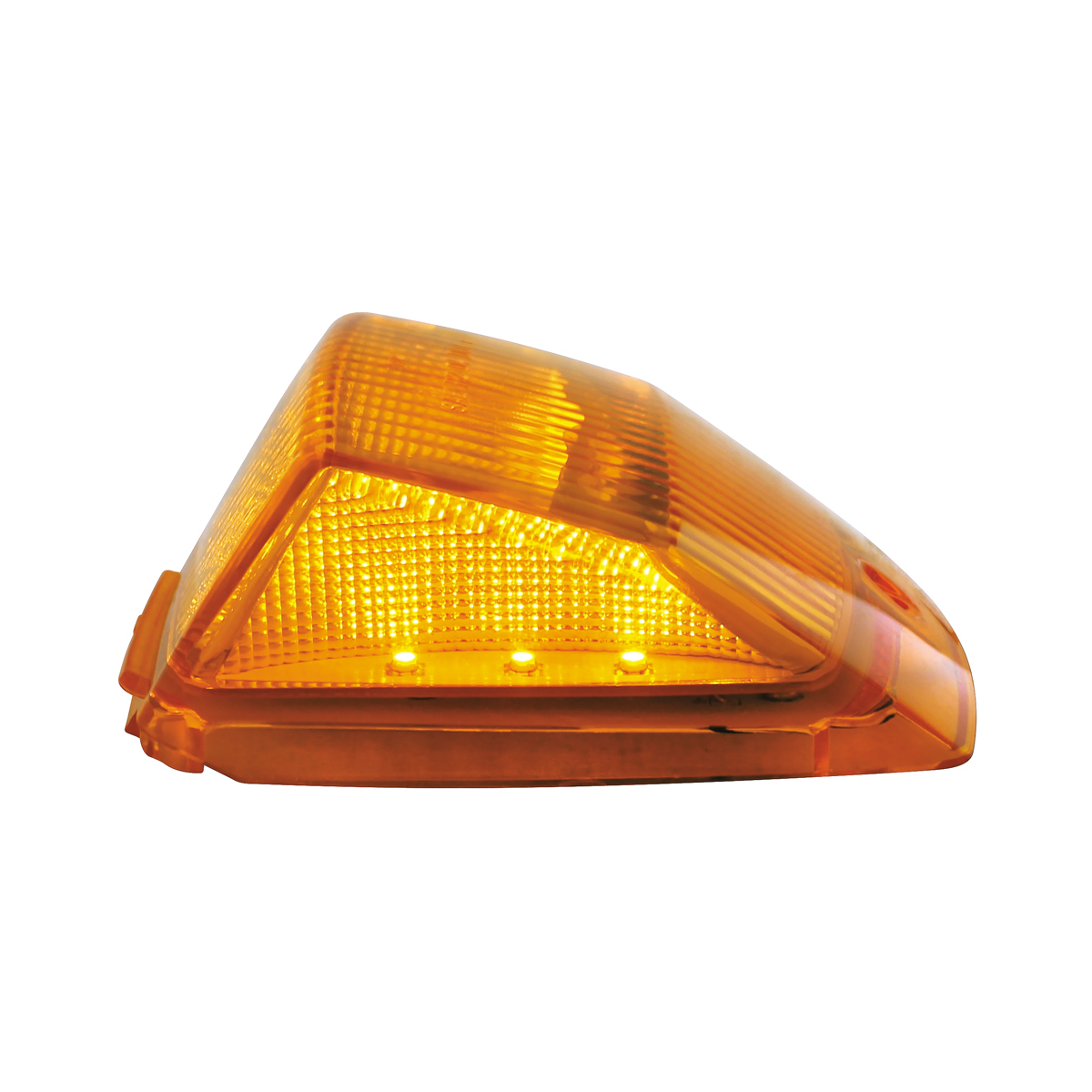 17 LED Amber Reflector Square Cab Light for Grakon 5000 Style Housing