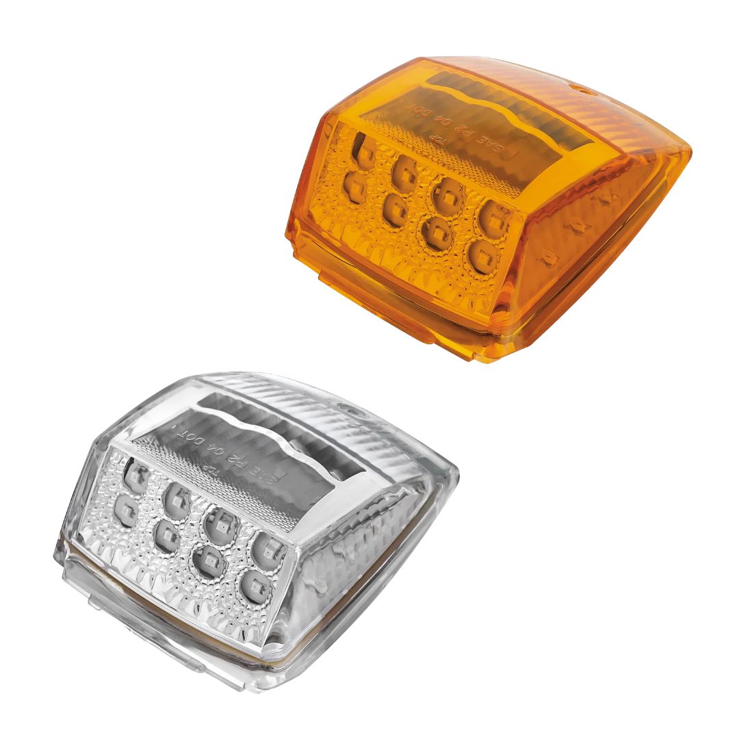 17 LED Amber Reflector Square Cab Light for Grakon 5000 Style Housing