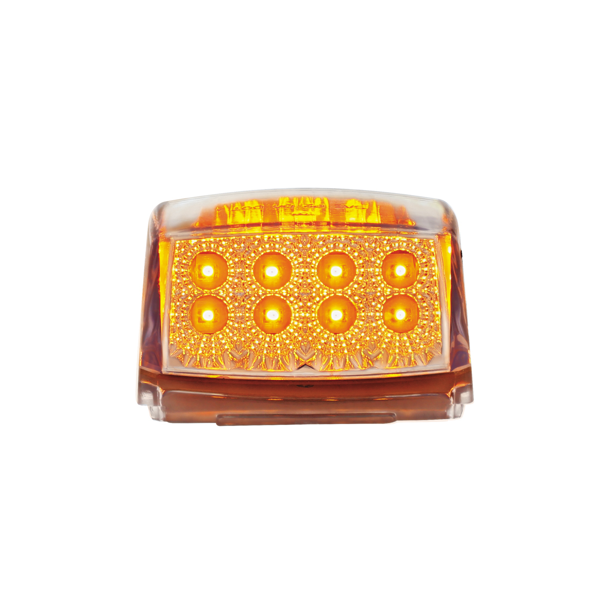 17 LED Amber Reflector Square Cab Light for Grakon 5000 Style Housing