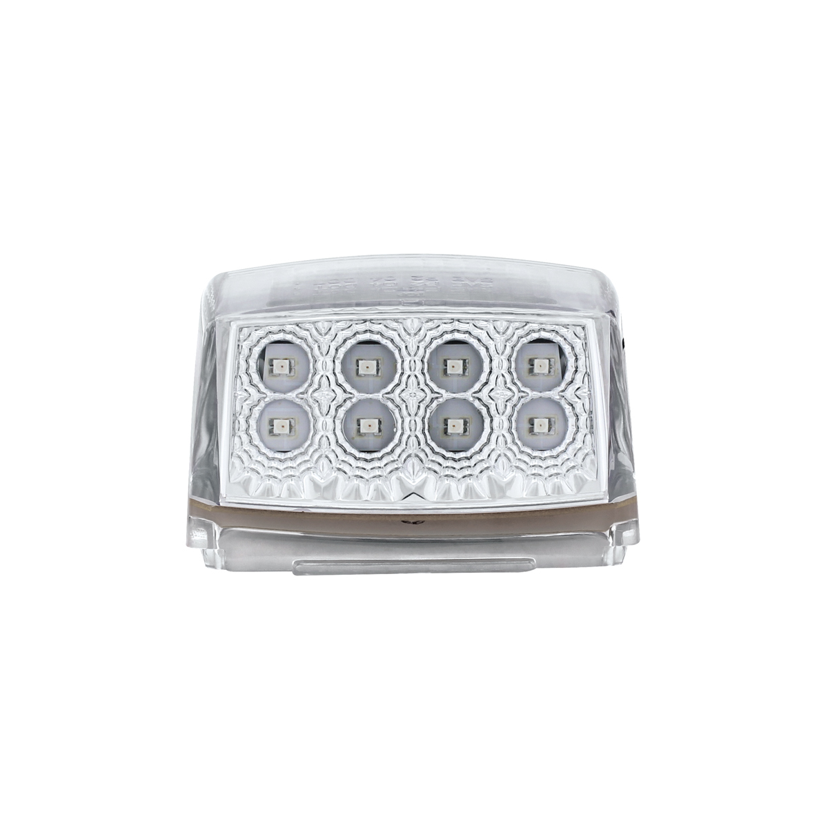 17 LED Amber Reflector Square Cab Light for Grakon 5000 Style Housing