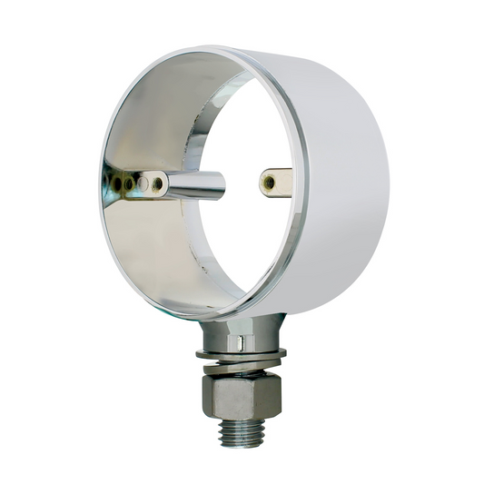 Chrome Die Cast Double Face Pedestal Light Housing