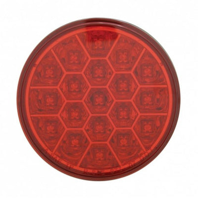 Red Stop/Turn/Tail 19 LED 4" Round Reflector Light