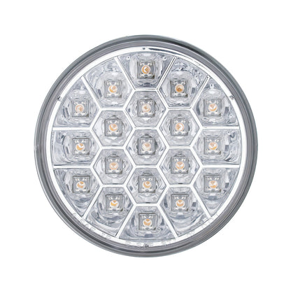 Red Stop/Turn/Tail 19 LED 4" Round Reflector Light