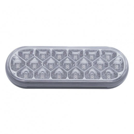 Red Stop/Turn/Tail 19 LED 6" Oval Reflector Light