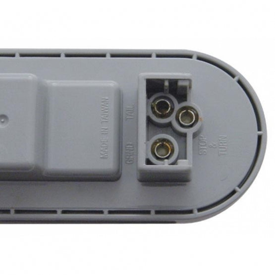 Amber Marker/Clearance 19 LED 6" Oval Reflector Light