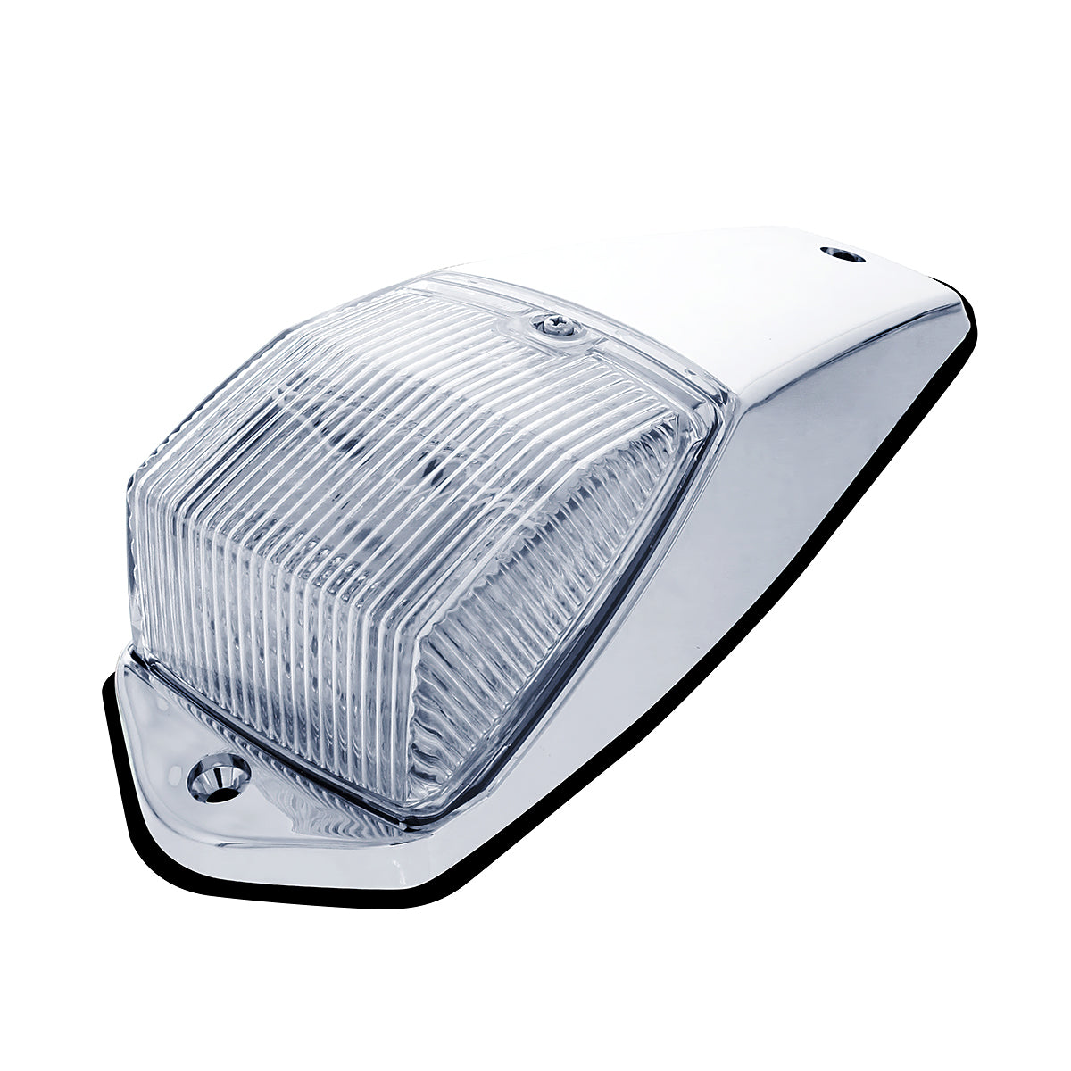 Chrome Plastic Grakon 5000 Style Cab Light with 36 LED Amber Square Cab Light