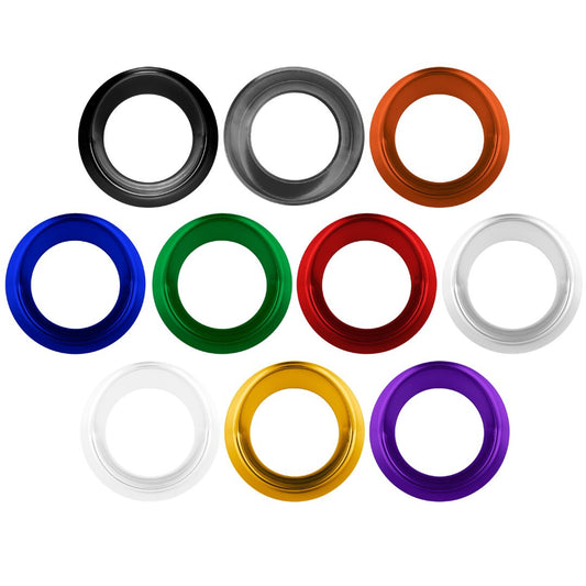 Colored 2 3/8" Gauge Cover with Visor