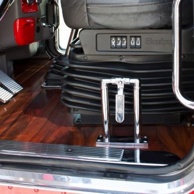 9" Chrome Air Horn Valve Lever With Stand