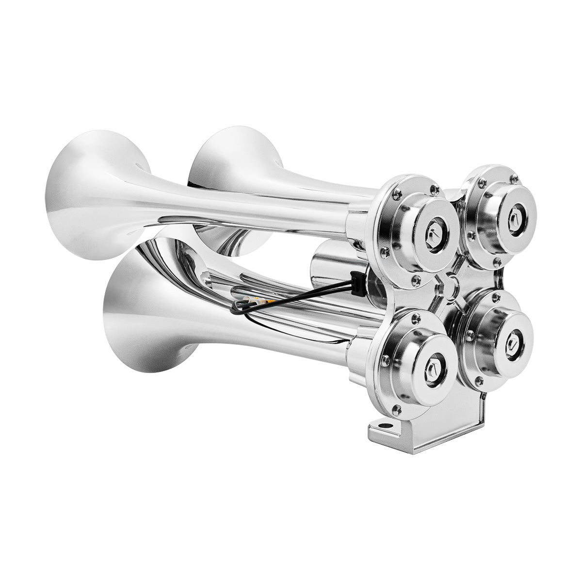 4 Trumpet Mini Chrome Train Horn