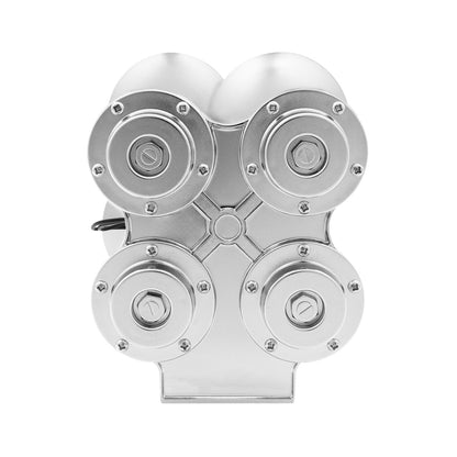 4 Trumpet Mini Chrome Train Horn