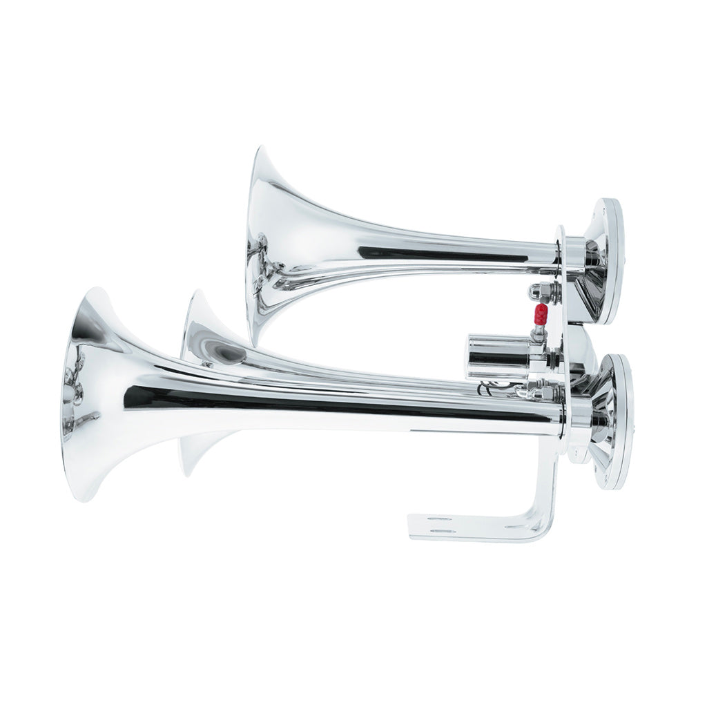 3 Trumpets "Competition Series" Chrome Train Horn