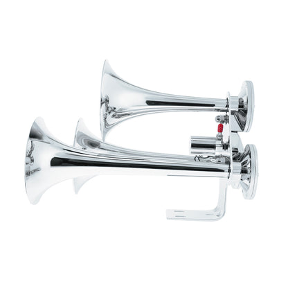3 Trumpets "Competition Series" Chrome Train Horn