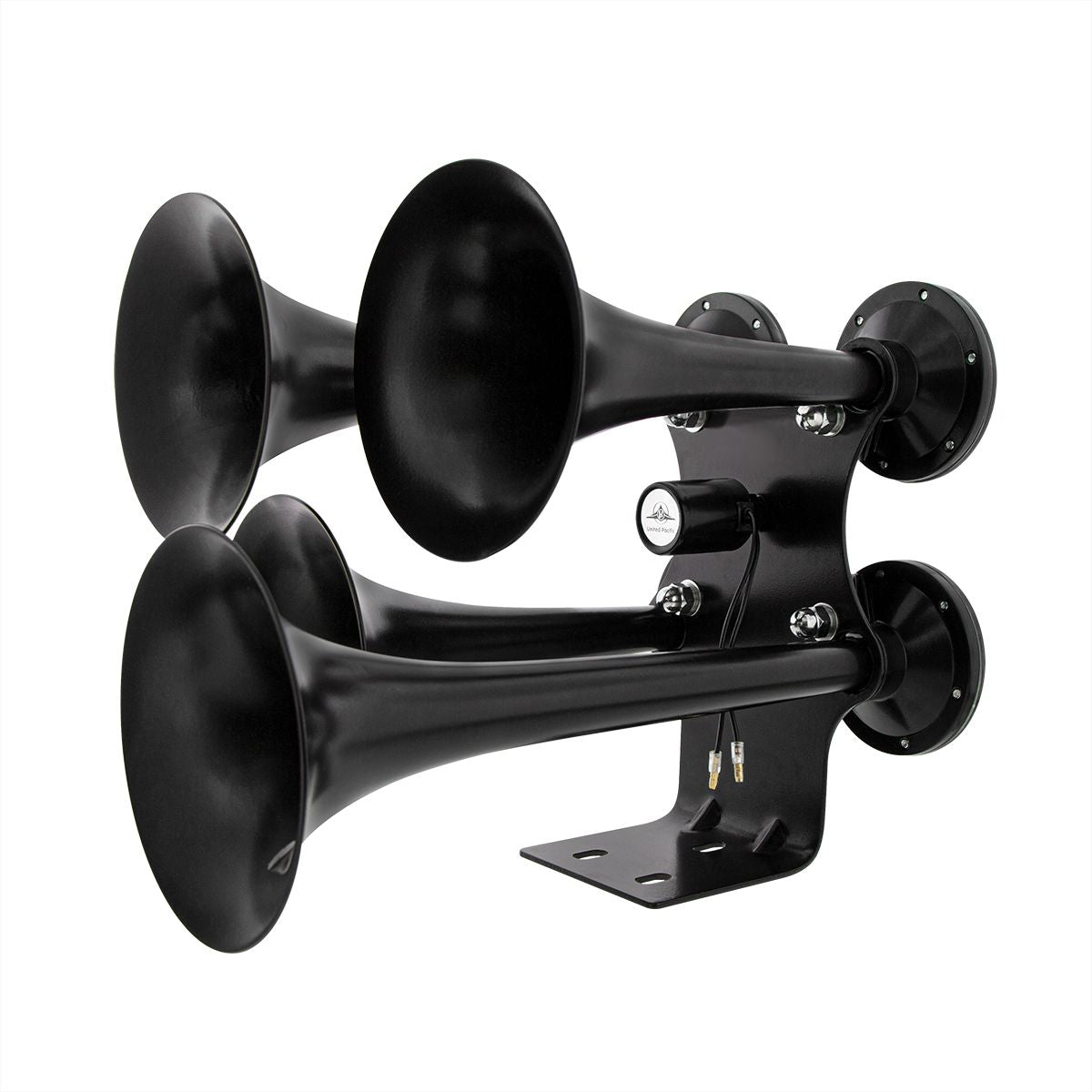 4 Trumpets Air Powered "Competition Series" Black Train Horn