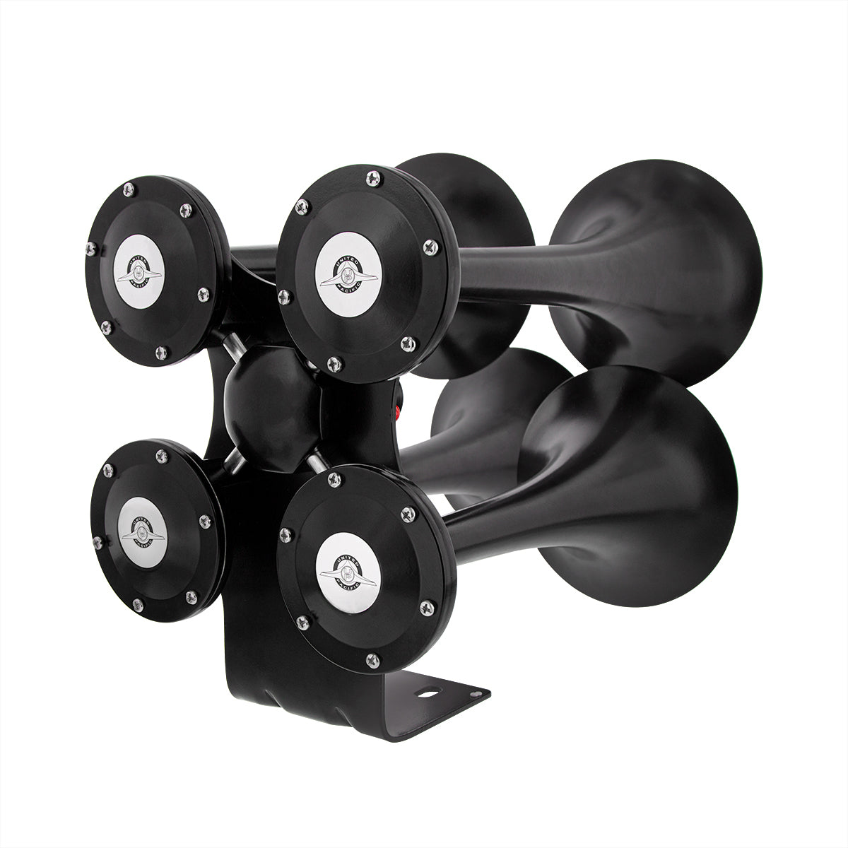 4 Trumpets Air Powered "Competition Series" Black Train Horn