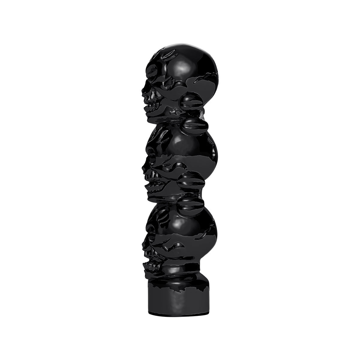 Colored 1/2"-13 Thread-On 3 Skull Gearshift Knob