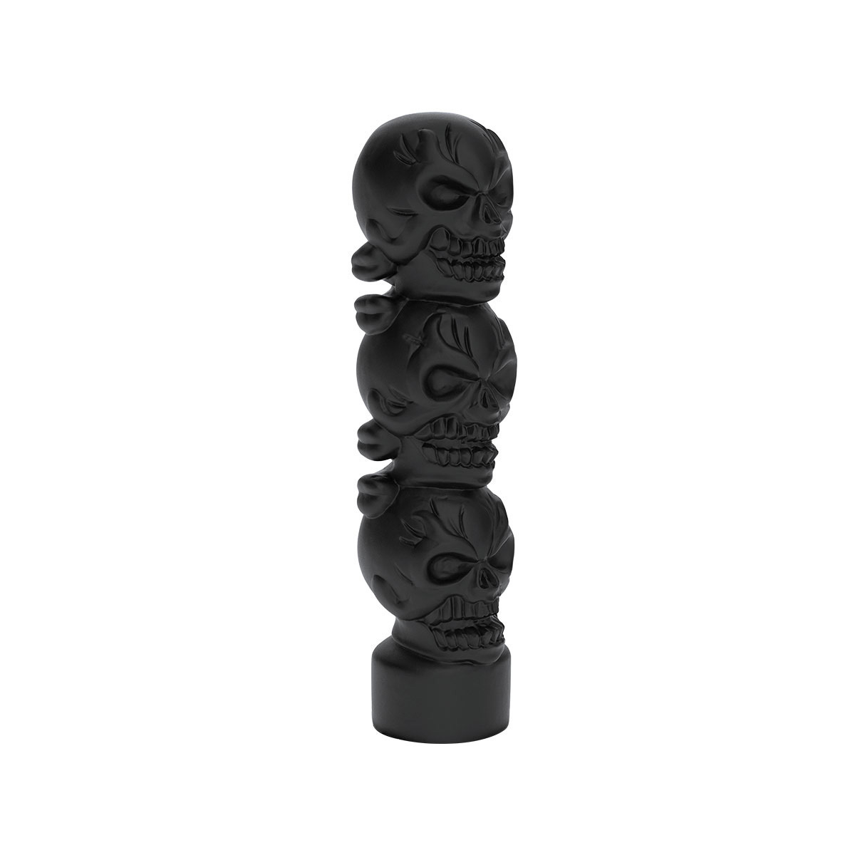 Colored 1/2"-13 Thread-On 3 Skull Gearshift Knob