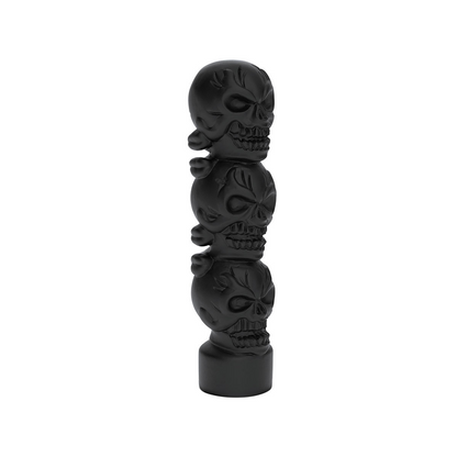 Colored 1/2"-13 Thread-On 3 Skull Gearshift Knob