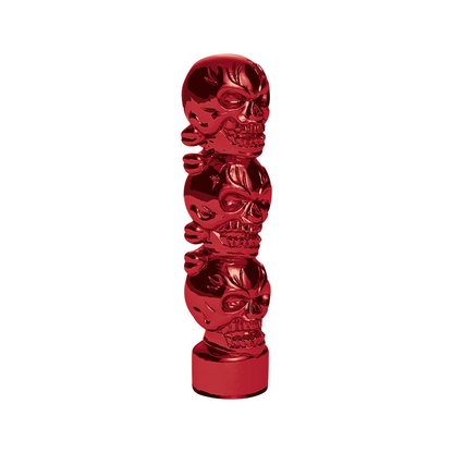 Colored 1/2"-13 Thread-On 3 Skull Gearshift Knob