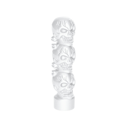 Colored 1/2"-13 Thread-On 3 Skull Gearshift Knob